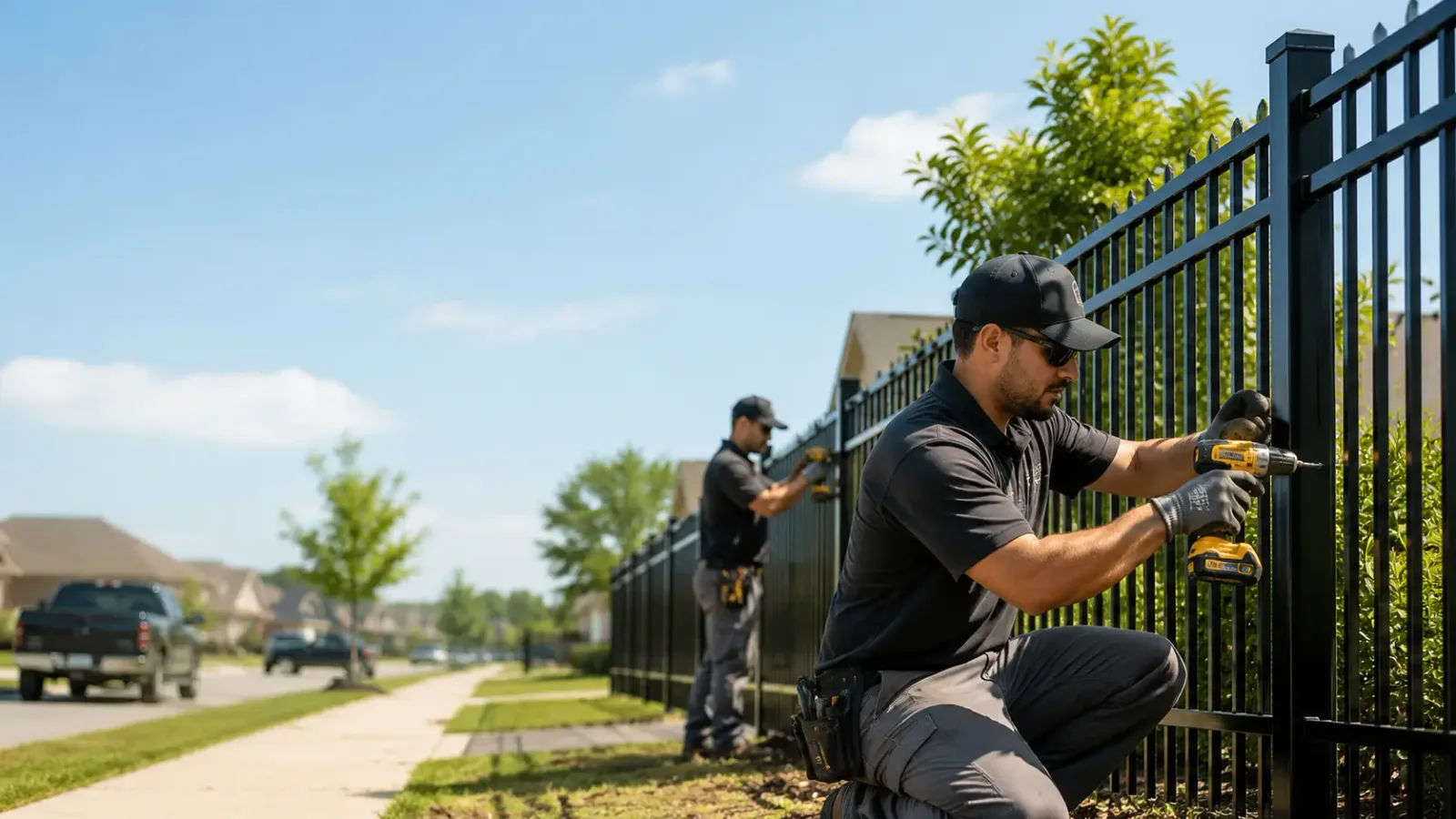 Metal Fence Installation in Central City, IA